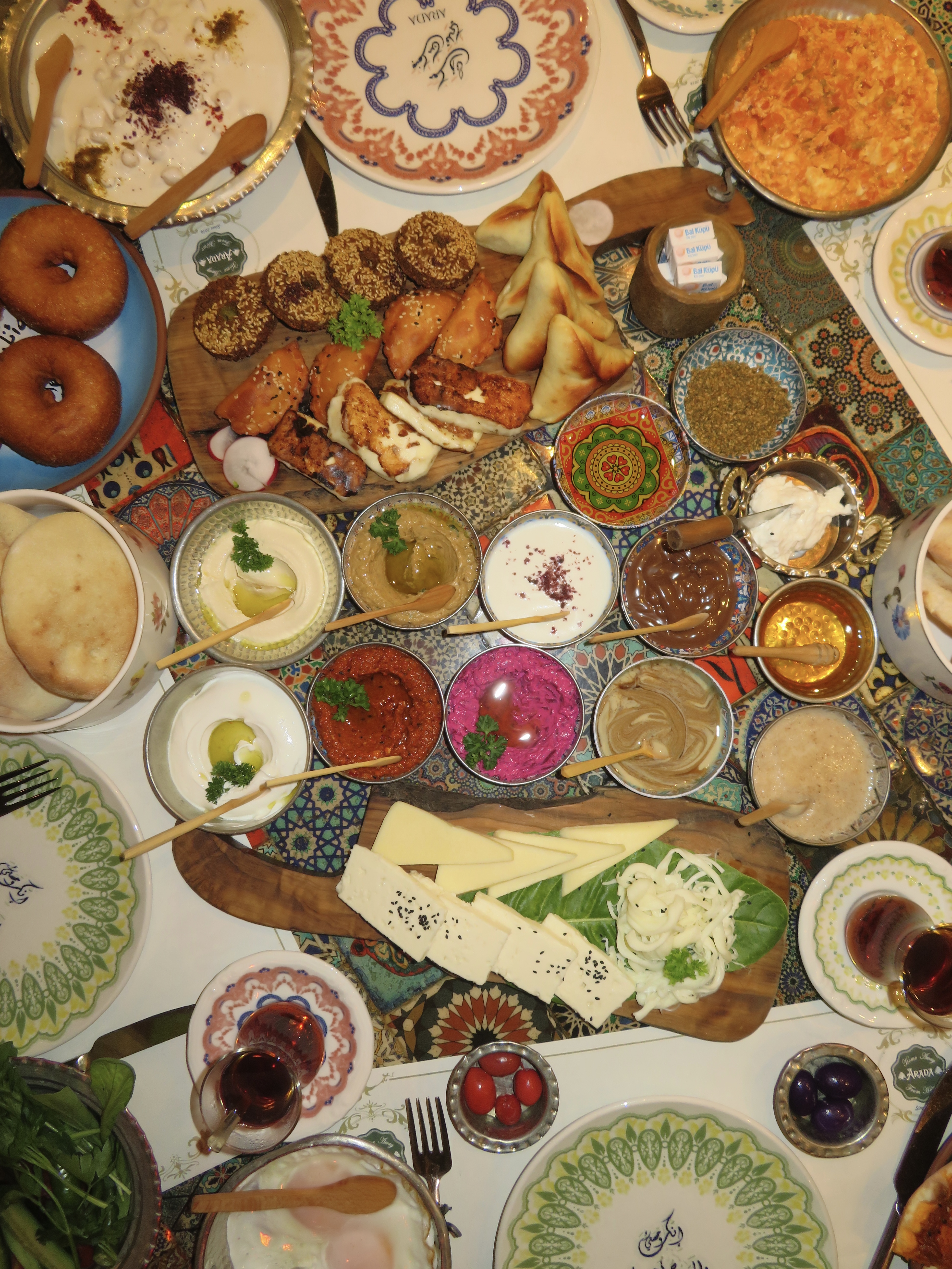 Turkish breakfast, Arada Endülüs, Istanbul